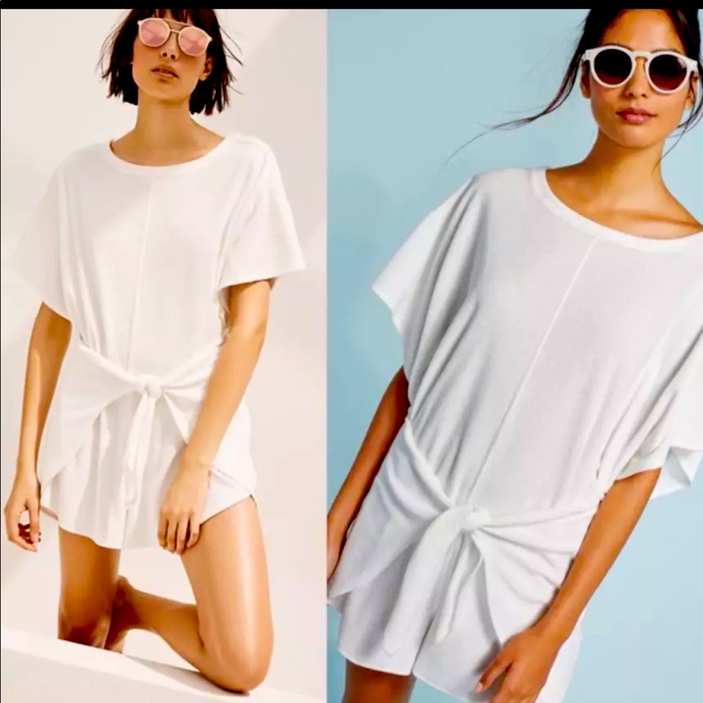 NWT Anthropology Saturday Sunday White Romper